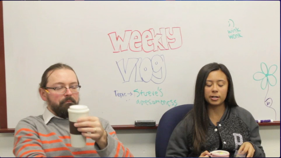 Ally talks with Mr. Stueve about Halloween in this weeks vlog