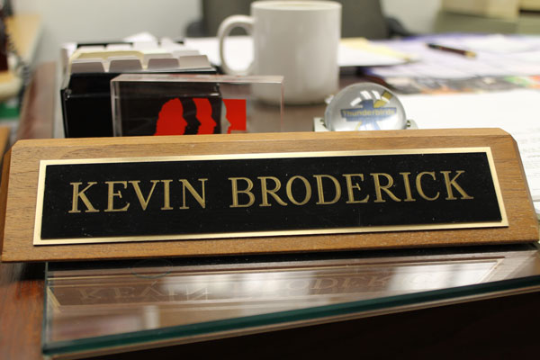 Bellevue West activities director Kevin Broderick retires