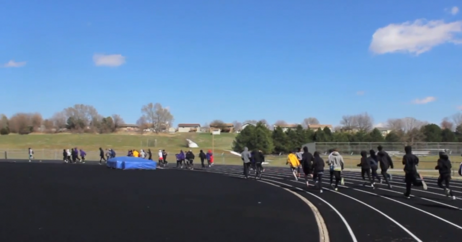 Different events give variety to students in track