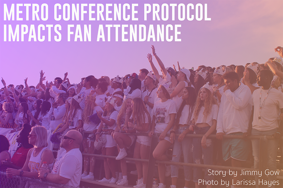 Fans fill the Bellevue East stadium for the 2019 East-West game. The 2020 game will have a fraction of the fans due to COVID-19.