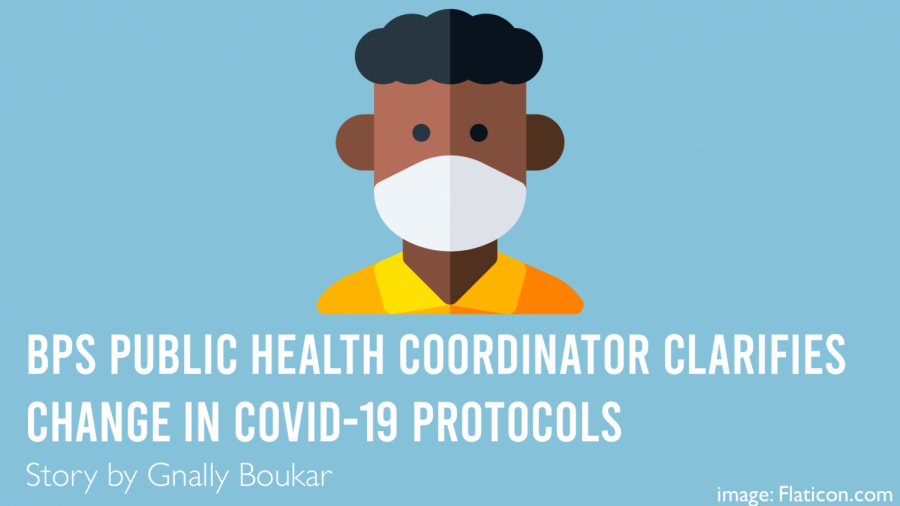 BPS Public Health Coordinator clarifies change in COVID-19 protocols