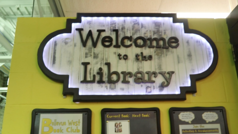 Librarian Karissa Schroder shows whats new in the library