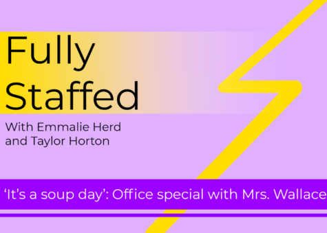Its a soup day: office special with Mrs. Wallace