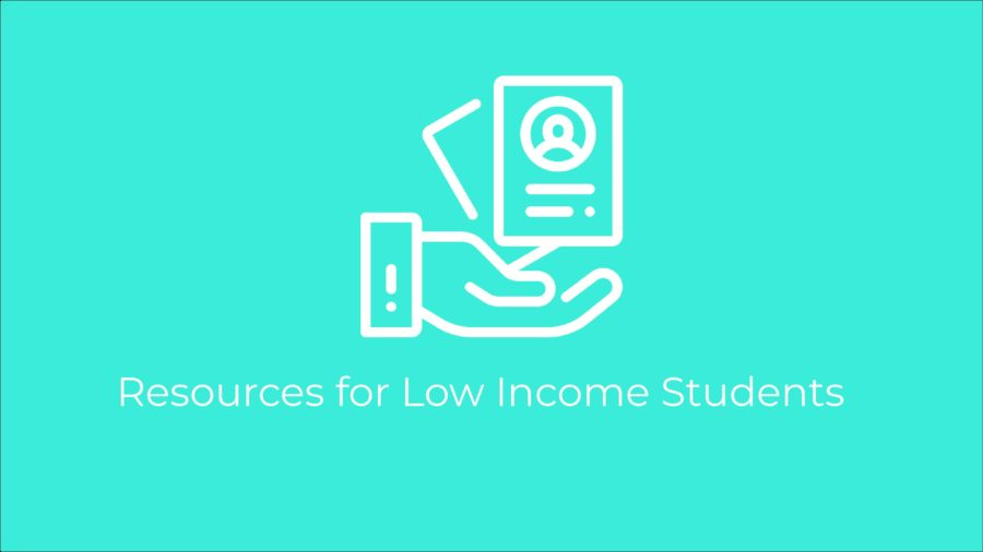 Resources available for low income students