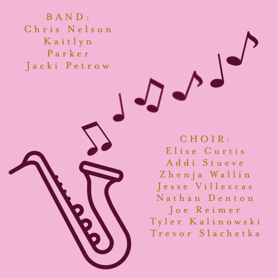 Bellevue West students selected for all-state band and choir