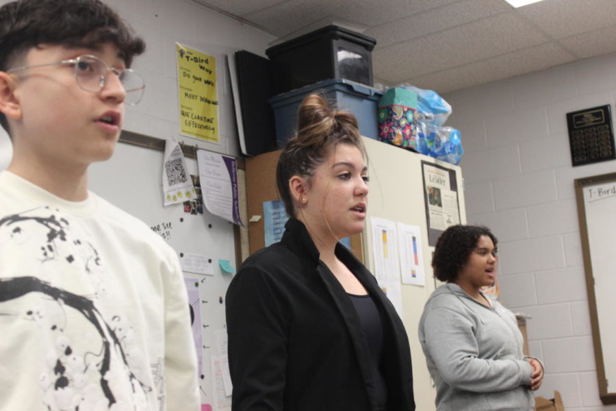 Novice forensics students prepare for first competition