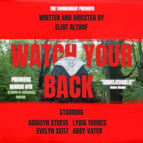 Movie Poster for Watch Your Back, to be screened at the Omaha Film Festival.