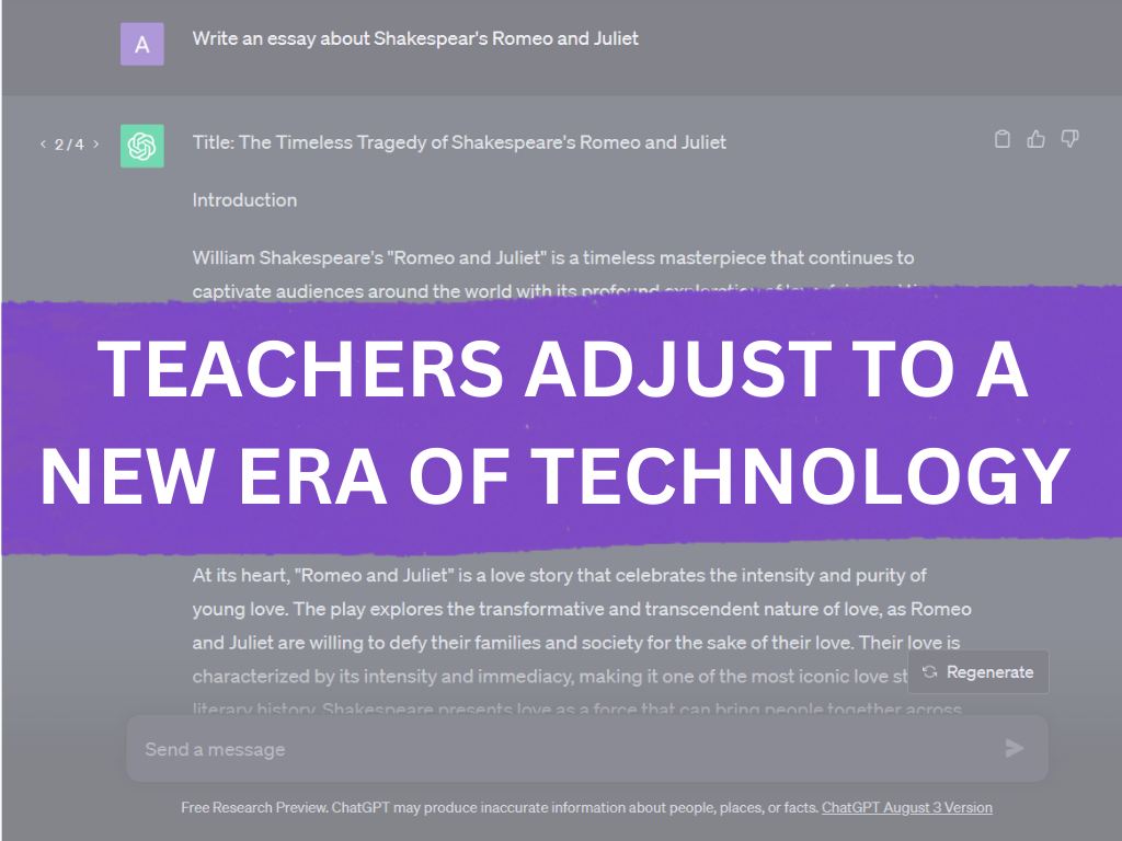 Teachers adjust to a new era of technology