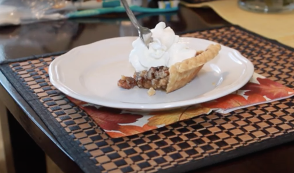 Learn how to bake a pecan pie with Videographer Wenling Wester
