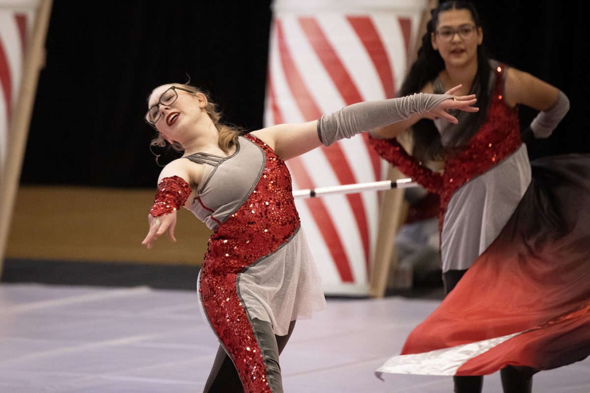 Sophomore Amelia Williams poses during a dance.